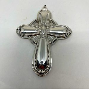 Tuttle 2011 Sterling Silver Christmas Cross Ornament